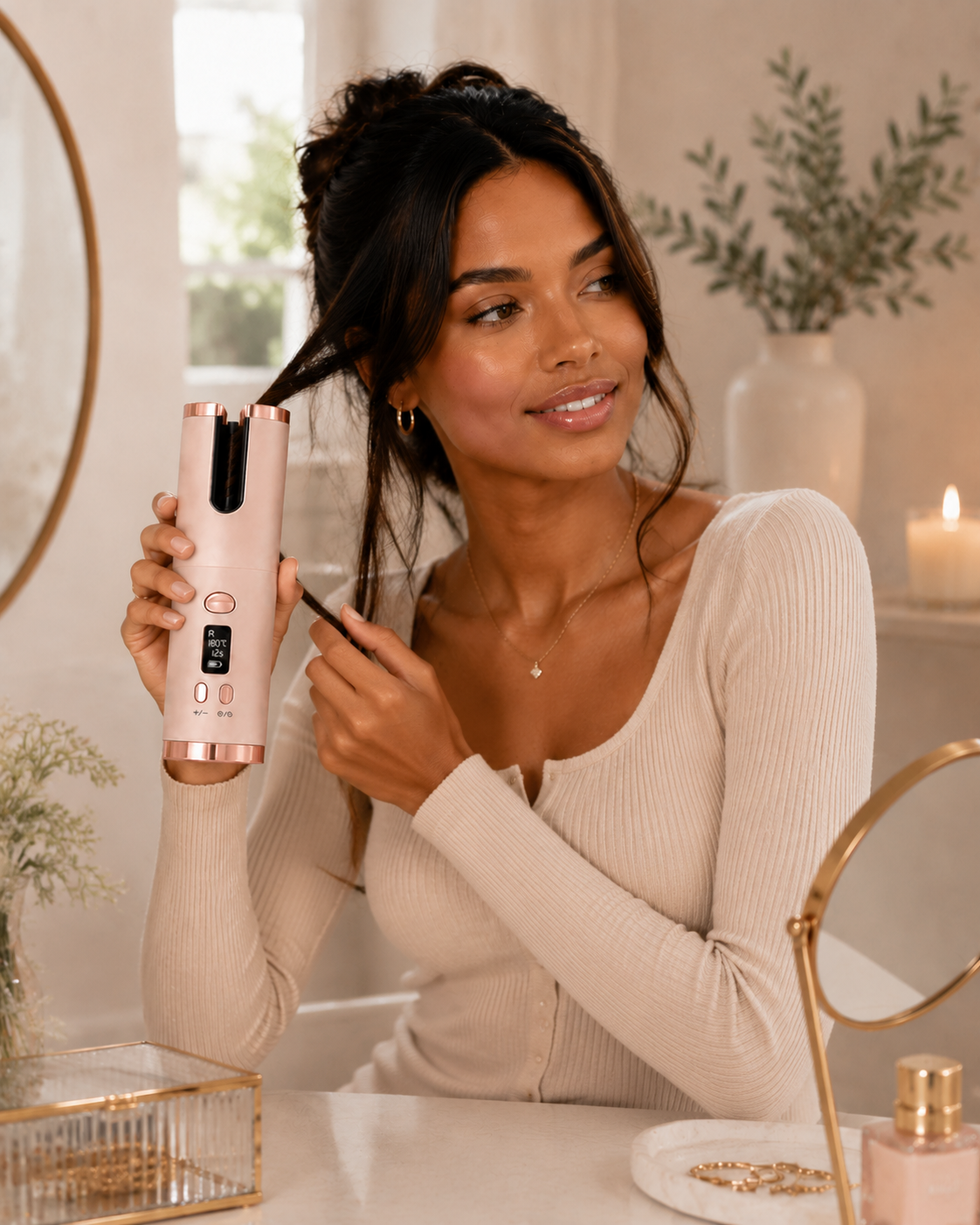 The Vanity™ Flawless Curl Wand (Automatic Hair Curler)